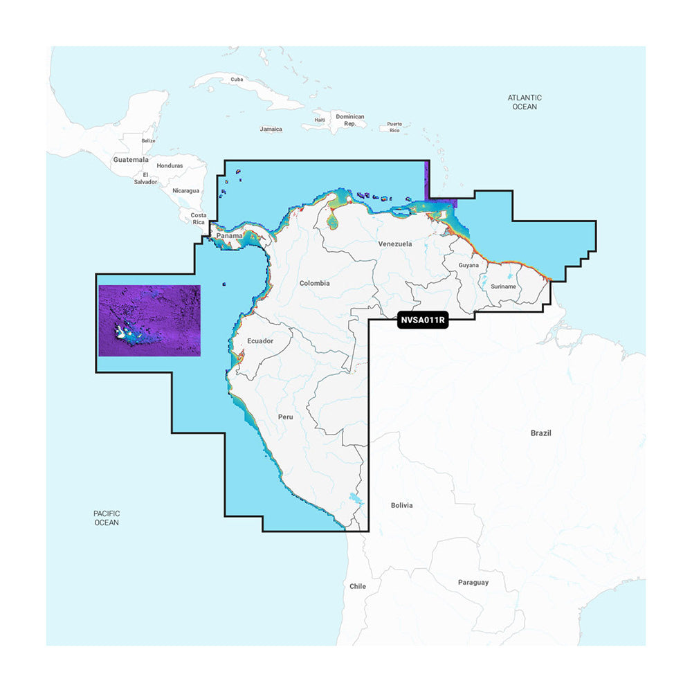 Garmin Navionics Vision+ NSSA011R South America (North) [010-C1452-00]