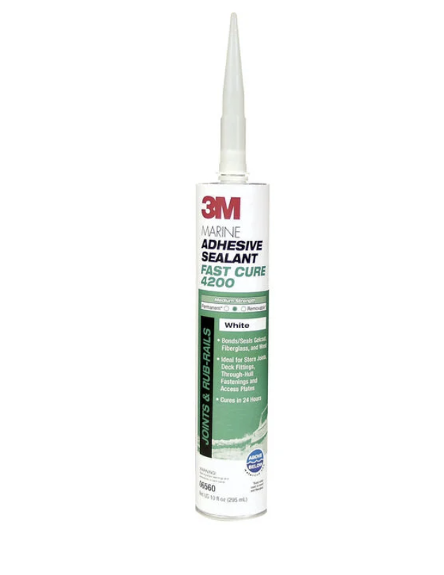 3M 4200 Fast Cure Polyurethane/Adhesive Sealant, White