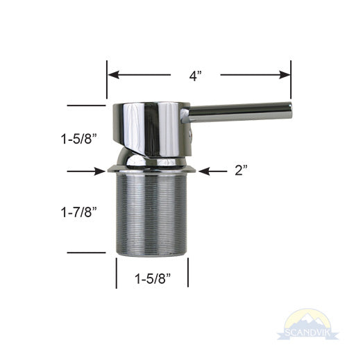 Scandvik SCA-16205 Minimalistic Low-Profile Shower Mixer