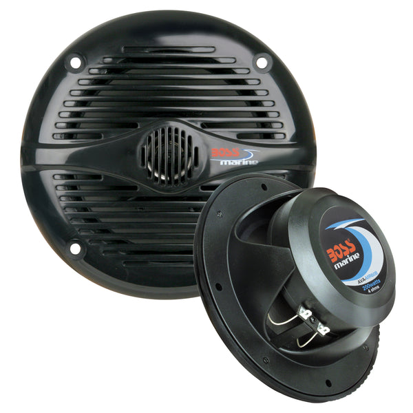 Boss Audio MR50B 5.25" Round Marine Speakers - (Pair) Black [MR50B]