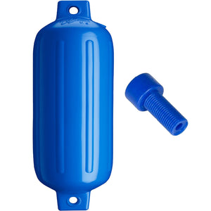 Polyform G-6 Twin Eye Fender 11" x 30" - Blue w/Air Adapter [G-6-BLUE]