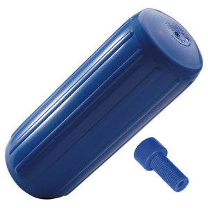 Polyform HTM-1 Hole Through Middle Fender 6.3" x 15.5" - Blue w/Air Adapter [HTM-1-BLUE]