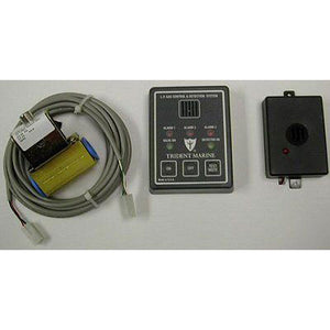 Marine LP Gas Control & Detection System, 12V 4PC LPG CONTROL PANEL KIT WITH Solenoid