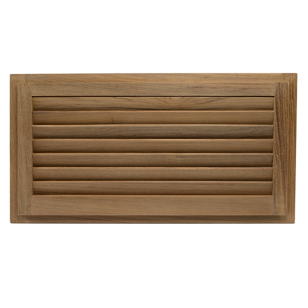 Whitecap Teak Louvered Insert - 9-3/8" x 18" x 3/4" [60716]