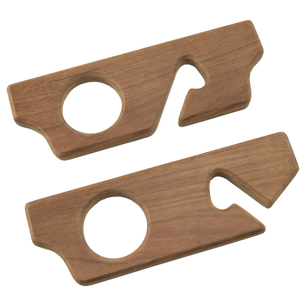 Whitecap Teak Two-Rod Storage Rack - Pair [60610]