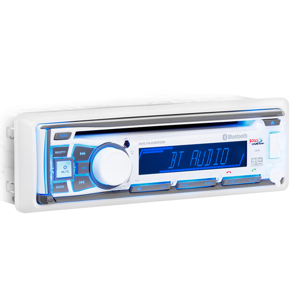 Boss Audio MR762BRGB Single DIN Bluetooth Enabled In-Dash MP3/CD/CDRW/AM/FM Receiver [MR762BRGB]