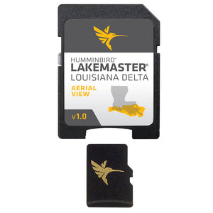 Humminbird LakeMaster Aerial Satellite View - Louisiana Delta [600050-1]