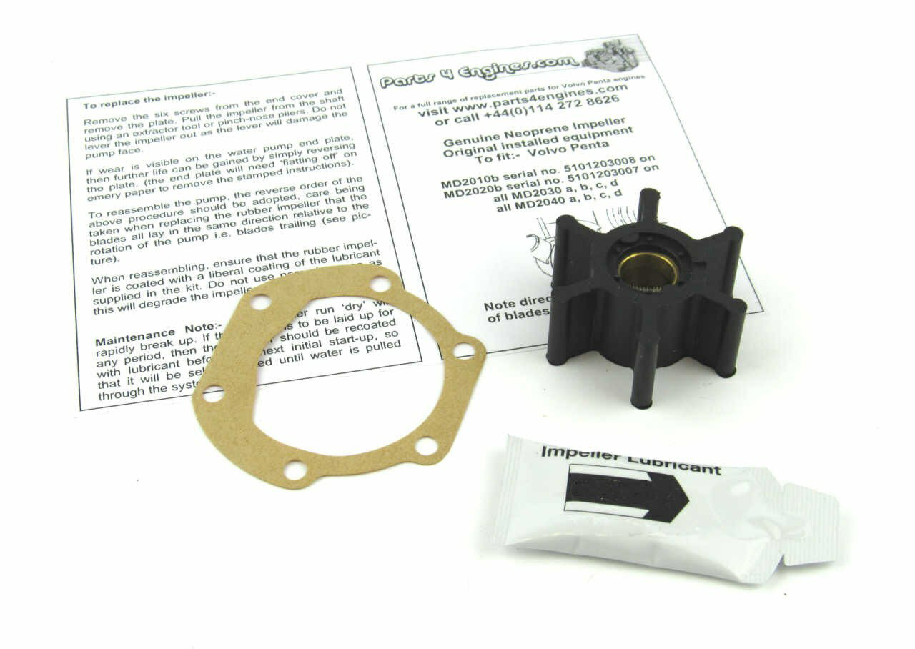 Volvo Penta D2-40 Raw water pump impeller [22222936]