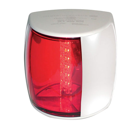 Hella Marine NaviLED PRO Port Navigation Lamp - 3nm - Red Lens/White Housing [959900211]