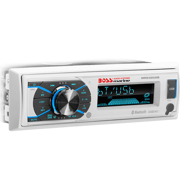 Boss Audio MR632UAB Single-DIN Multimedia Player USB/SD/MP3/WMA/AM/FM w/ Bluetooth [MR632UAB]