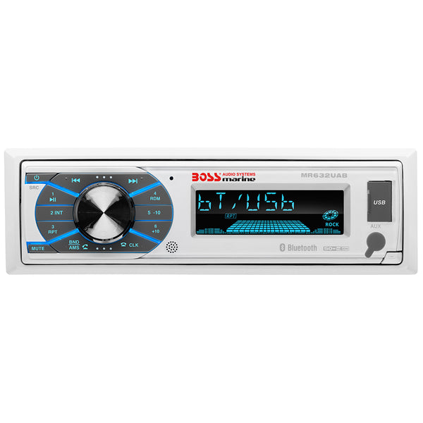 Boss Audio MR632UAB Single-DIN Multimedia Player USB/SD/MP3/WMA/AM/FM w/ Bluetooth [MR632UAB]