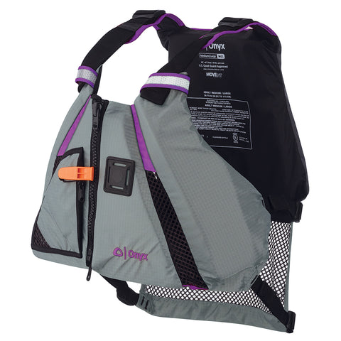 Onyx MoveVent Dynamic Paddle Sports Vest - Purple/Grey - XS/Small [122200-600-020-18]