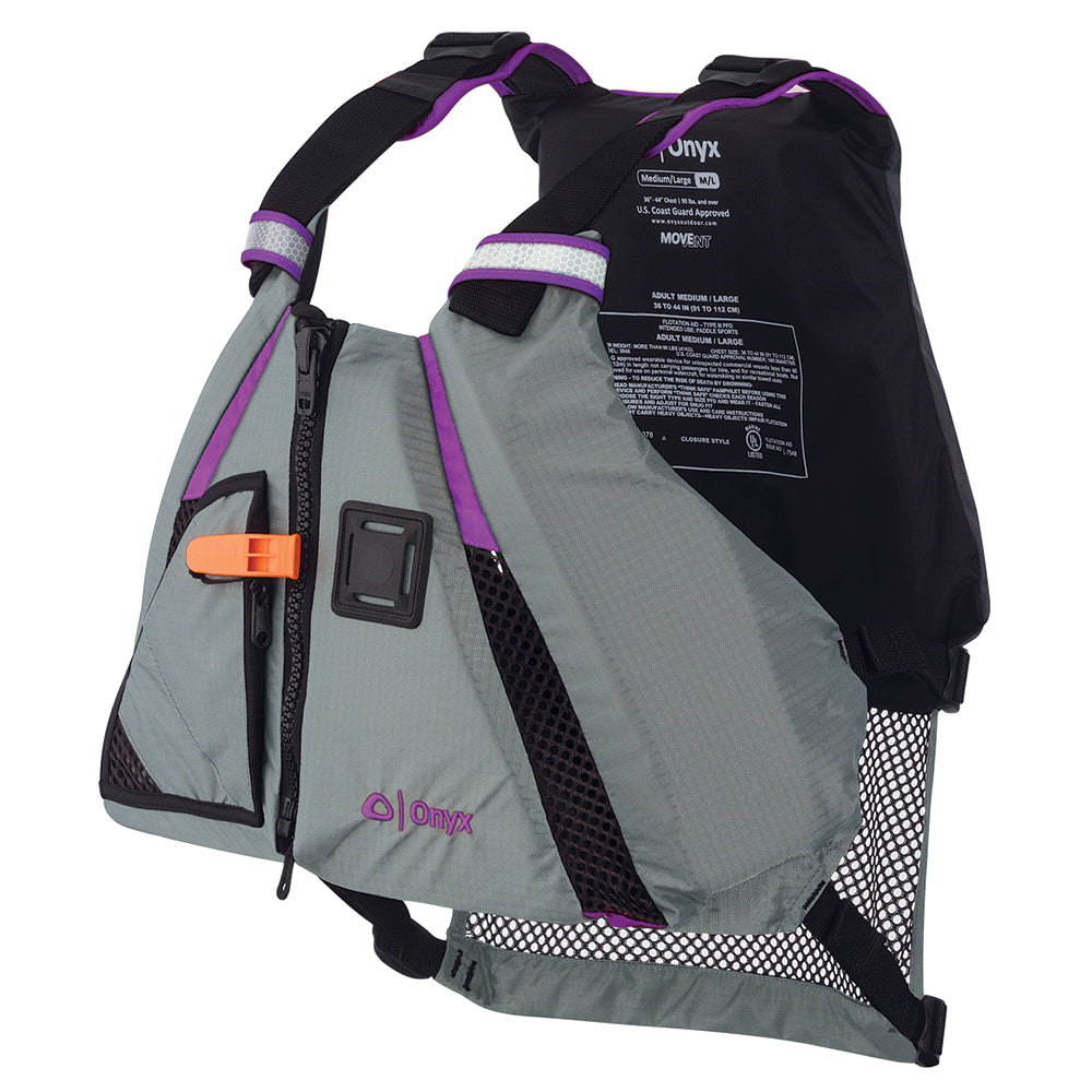 Onyx MoveVent Dynamic Paddle Sports Vest - Purple/Grey - Medium/Large [122200-600-040-18]