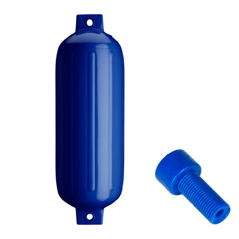 Polyform G-5 Twin Eye Fender 8.8" x 26.8" - Cobalt Blue w/Air Adapter [G-5-COBALT BLUE]