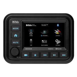 Boss Audio Bluetooth (Audio Streaming) Marine Gauge Digital Media AM/FM Receiver - Black [MGV550B]