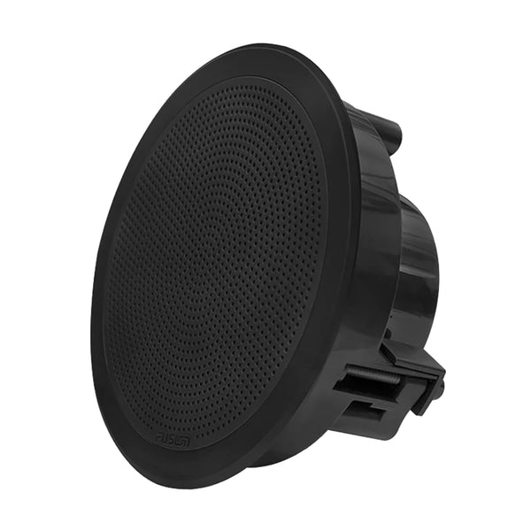 FUSION FM-F65RB FM Series 6.5" Flush Mount Round Marine Speakers - Black Grill - 120W [010-02299-01]