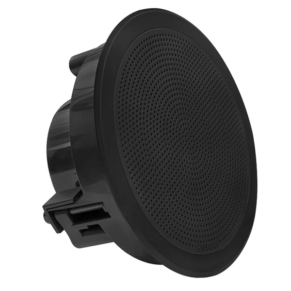 FUSION FM-F77RB FM Series 7.7" Flush Mount Round Marine Speakers - Black Grill - 200W [010-02300-01]