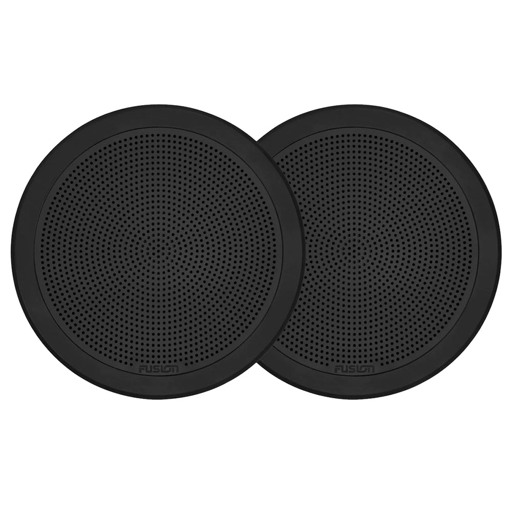 FUSION FM-F77RB FM Series 7.7" Flush Mount Round Marine Speakers - Black Grill - 200W [010-02300-01]