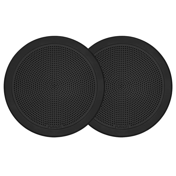 FUSION FM-F77RB FM Series 7.7" Flush Mount Round Marine Speakers - Black Grill - 200W [010-02300-01]