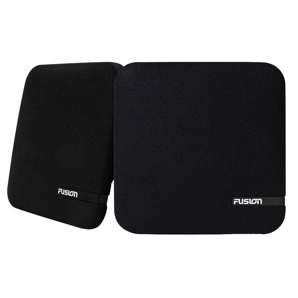 FUSION SM-F65CB SM Series 6.5" Shallow Mount Square Speakers - Black Cloth Grill - 100W [010-02263-11]