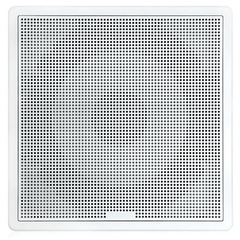 FUSION FM-S10SW FM Series 10" 400W Flush Mount Marine Subwoofer - Square Grill - White [010-02301-10]