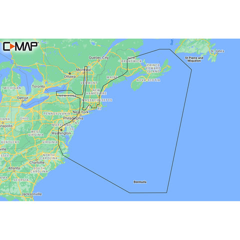 C-MAP M-NA-Y202-MS Nova Scotia to Chesapeake Bay REVEAL Coastal Chart [M-NA-Y202-MS]