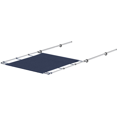 SureShade PTX Power Shade - 51" Wide - Stainless Steel - Navy [2021026253]