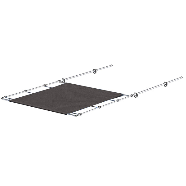 SureShade PTX Power Shade - 63" Wide - Stainless Steel - Grey [2021026259]