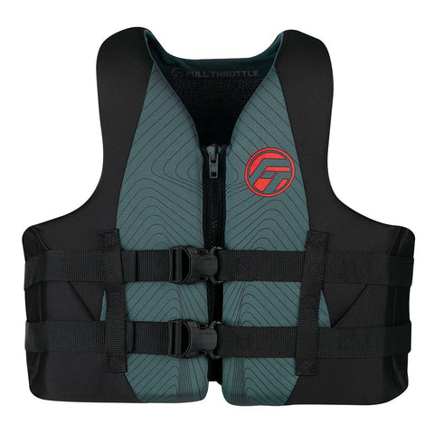 Full Throttle Adult Rapid-Dry Life Jacket - S/M - Grey/Black [142100-701-030-22]