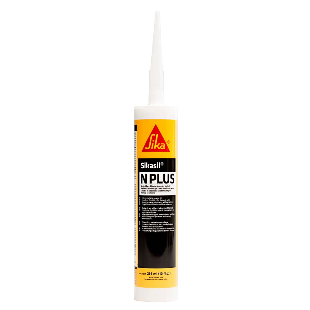 Sika Sikasil-N Plus Clear 10oz w/Nozzle [432053]