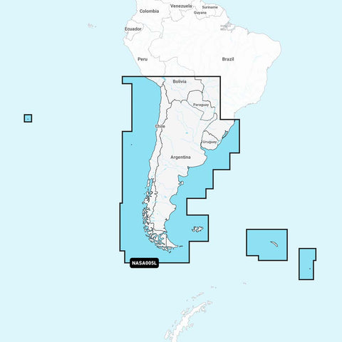 Navionics+ NASA005L Chile, Argentina  Easter Island [010-C1365-30]