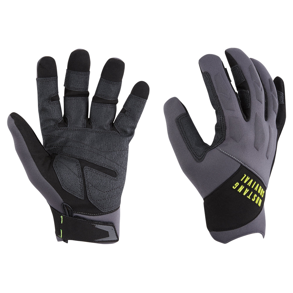 Mustang EP 3250 Full Finger Gloves - Grey/Black - Large [MA600502-262-L-267]