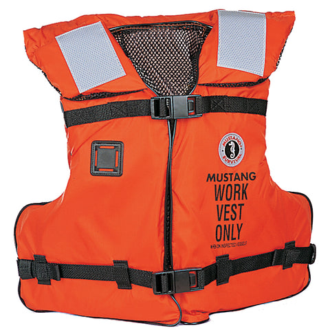 Mustang Type III/V Work Vest - Orange [MV3192-2-0-16]