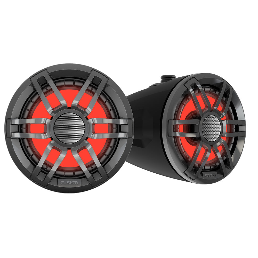 FUSION XS Series - 6.5" Marine Wake Tower Speakers w/RGB - Grey [010-02583-01]