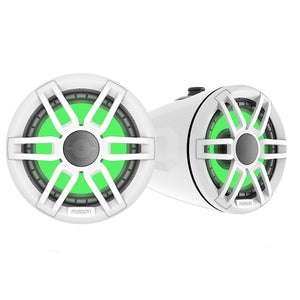 FUSION XS Series - 6.5" Marine Wake Tower Speakers w/RGB - White [010-02583-00]